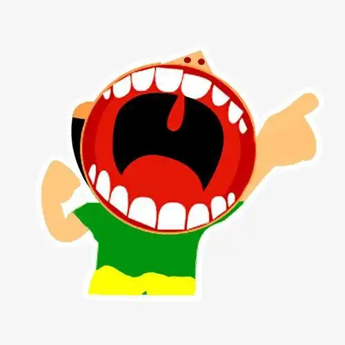 小孩张大嘴巴简笔画嘴唇简单画法 - 卡通嘴巴简笔画教程卡通人物的