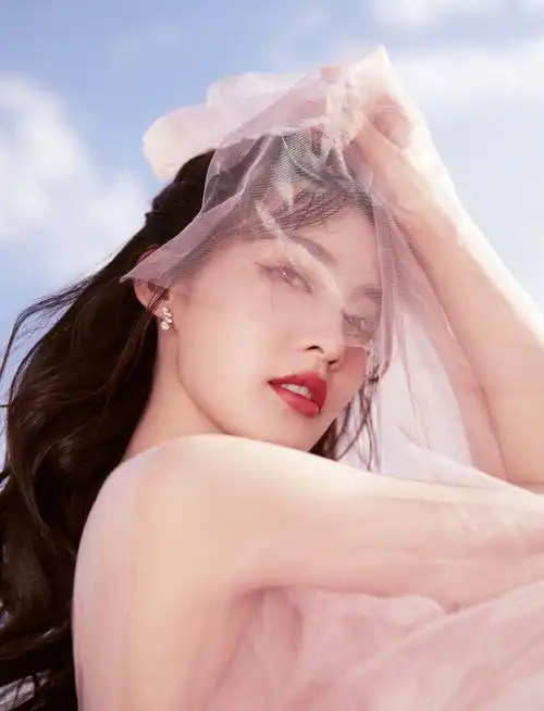 李沁樱花公主裙