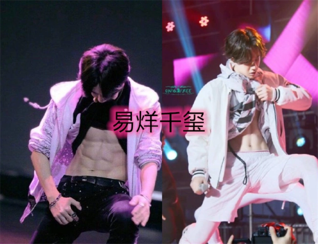 蔡徐坤的腹肌,易烊千玺的腹肌,看到罗志祥:不愧是练家子!_手机搜狐网