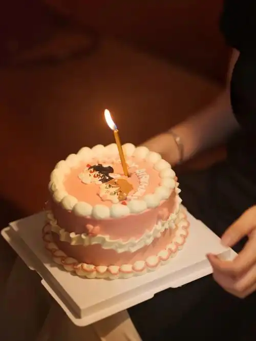 416时候的我的啵比赞比生日蛋糕