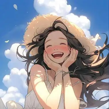 温暖微笑动漫女头像