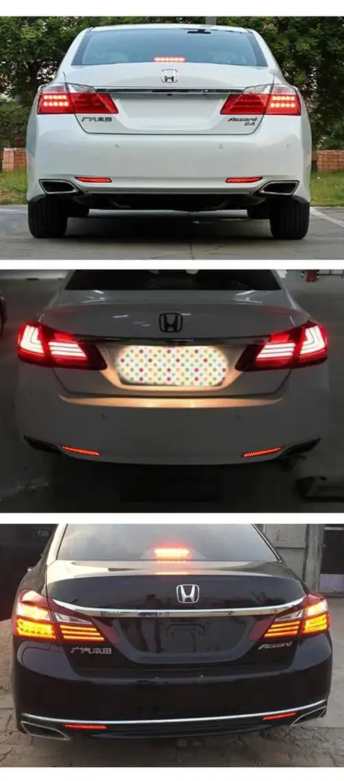 仓梵适用1415本田9代雅阁后杠灯小灯行车刹车转向牌照后雾灯尾灯改装