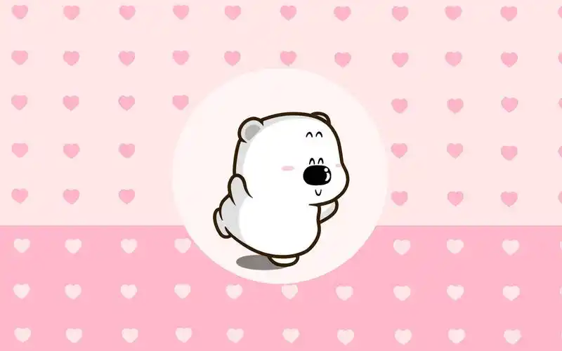 小囧熊,心,开心,高兴小囧熊壁纸图片