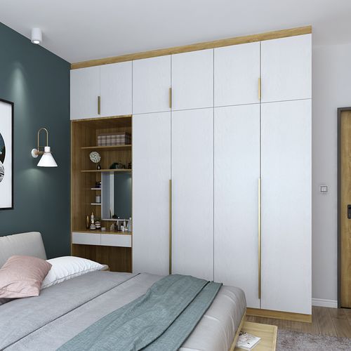 衣柜整体家装全屋定制卧室轻奢奢风主卧工厂定制走入式衣柜