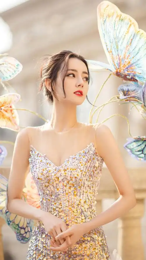 迪丽热巴蝴蝶仙子4k高清手机壁纸2160x3840