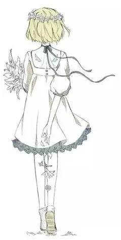 女孩简笔画全身画女孩简笔画全身