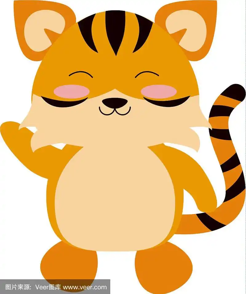 可爱的动物卡通图标形象