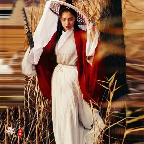 影视古装女侠古装侠女汉服侠客女古风女士骑马服大漠女剑客演出服