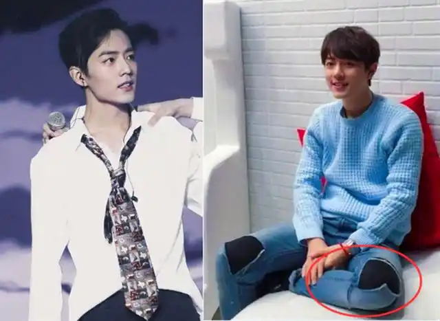 29岁肖战晒肌肉线条照片?极度自律极度保守,破洞牛仔裤里穿秋裤