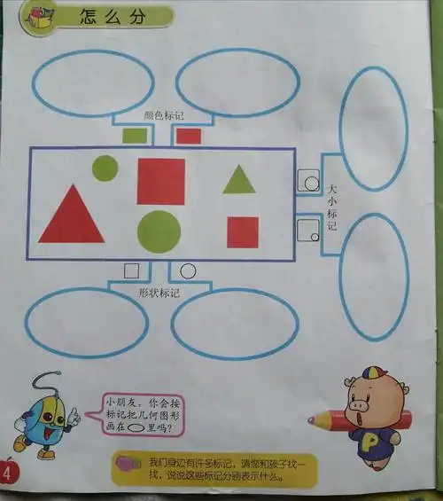 开蒙启智|杨官林镇第一中心幼儿园"线上学堂"苗苗班数学《怎样分》