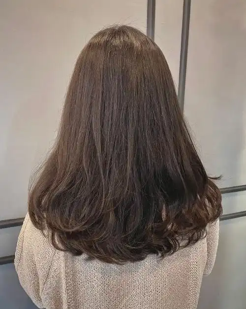 韩式自然c卷烫发