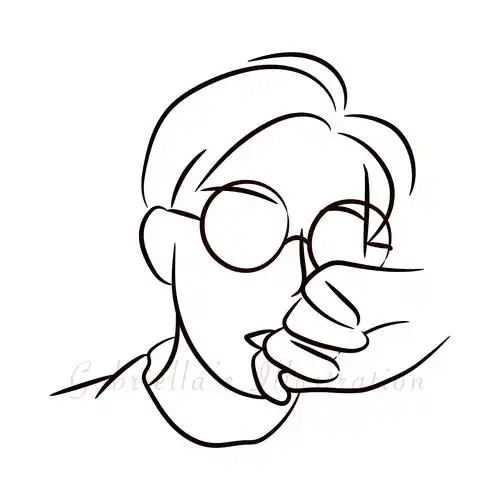 「原创」线条风头像|插画|创作习作|gabriella昕昕_原创作品-站酷