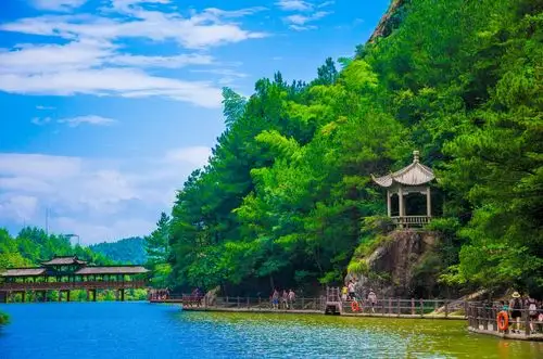 浙江天台有处仙谷拥有原生态的山水美景被誉浙东最美峡谷