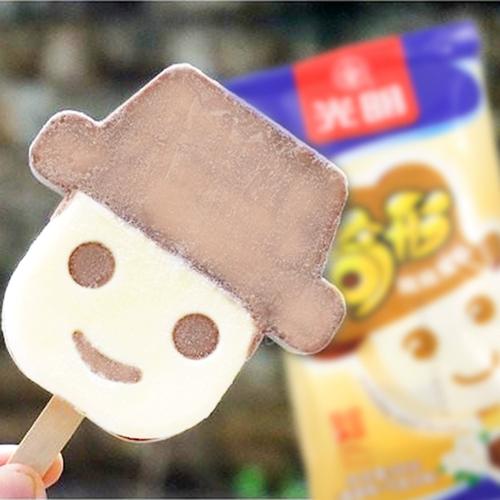 光明明奇娃娃雪糕香草巧克力冰激凌68g5支大头娃娃冰淇淋