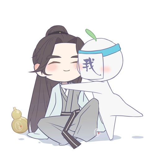 山河令周子舒gif古风q版绘画作品