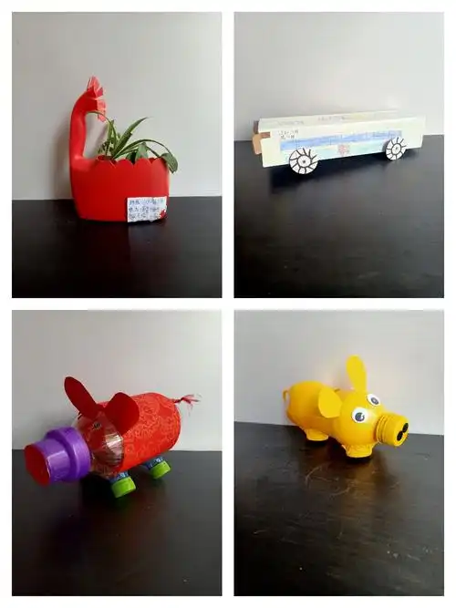 废品利用,环保创新——海口市第二十八小学美术手工创作作品展