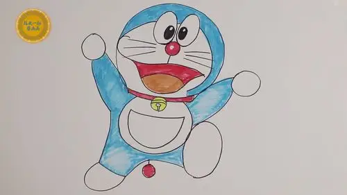 萌萌哒的机器猫这样画,so easy!