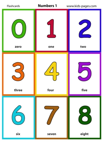 数字涂色number1-100