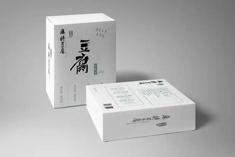 麻将豆腐包装设计