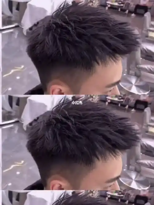 男士碎盖凌乱飞机头男生烫发男生发型男士摩根烫/钢夹烫男士发型推荐