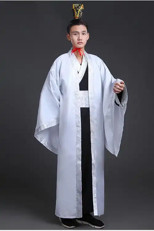 新款古装汉服男大氅服饰直锯汉代古代公子大臣侠客影视演出服