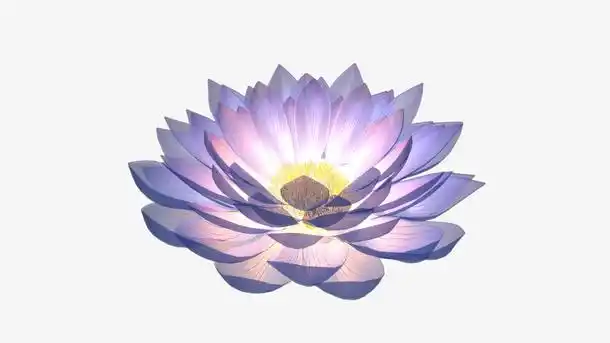 莲花旋转紫色_高清png透明图片pic设计素材_墨鱼部落格