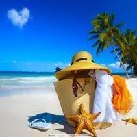 最美沙滩风景头像意境图片点击鼠标右键下载