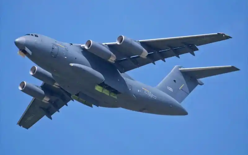 2022长春空军开放活动·空军运-20型战略运输机空中展示:起飞离场&