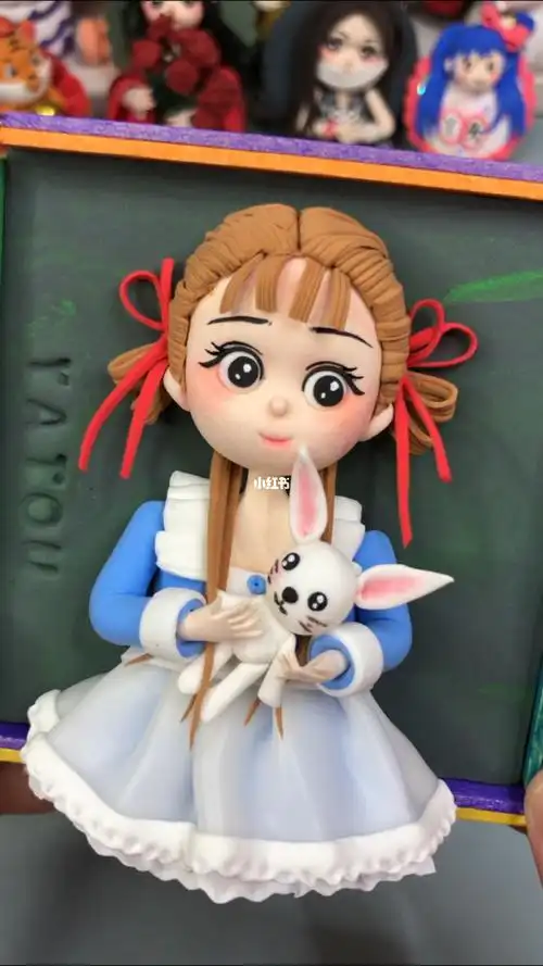 超轻粘土小女孩教程