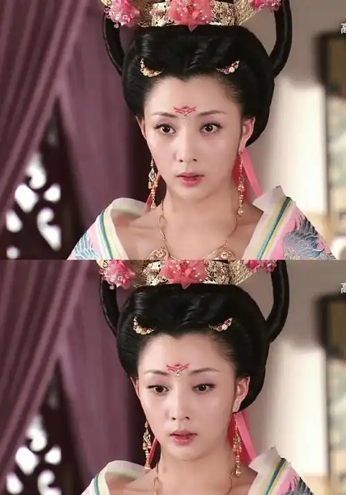 《杨贵妃秘史》殷桃十个造型,第六素雅,第八粉嫩!
