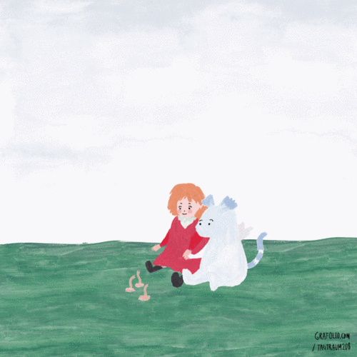 这样可爱治愈的插画gif谁会不喜欢啊