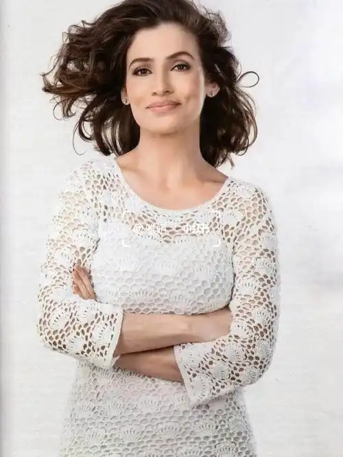 春夏镂空钩衣图解