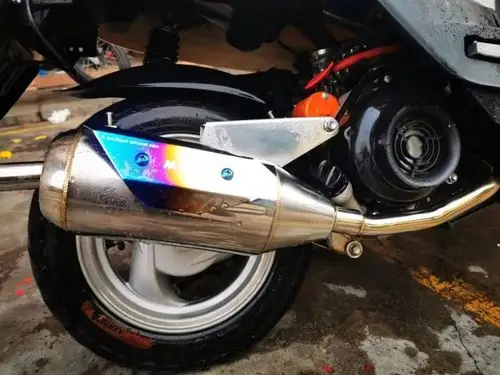 mxhk酷奇cuxi电喷回压排气直排摩托车福喜鬼火摩托车排气管