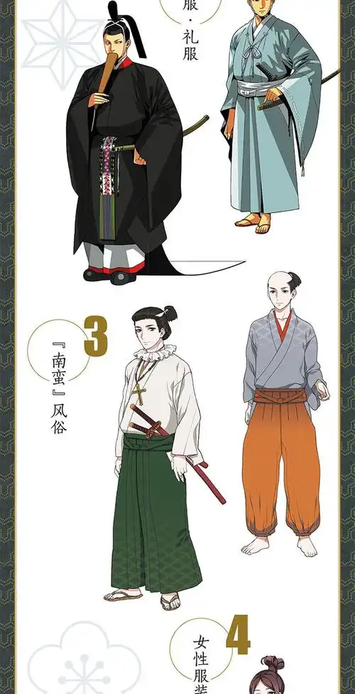 日本战国时代服饰图鉴植田裕子日本战国时代的服装款式日本战国时代