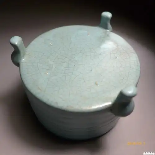 宋代汝窑瓷器三足尊 - 高古瓷器 论坛 - 红山文化,任南红山文化官网