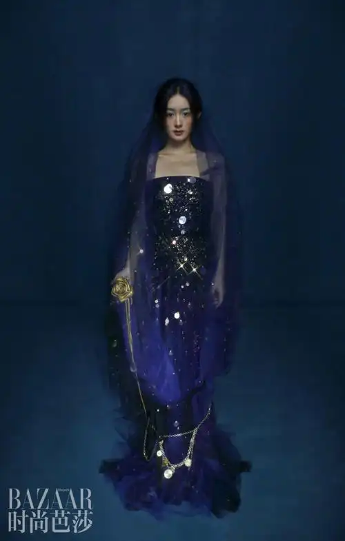 #赵丽颖时尚芭莎闭年刊封面##赵丽颖雪祭司神女妆#