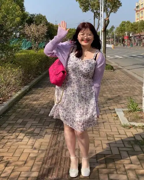 吊带3xl,开衫4xl#160斤穿搭  #大码连衣裙  #胖妹妹穿搭  #ootd  #大