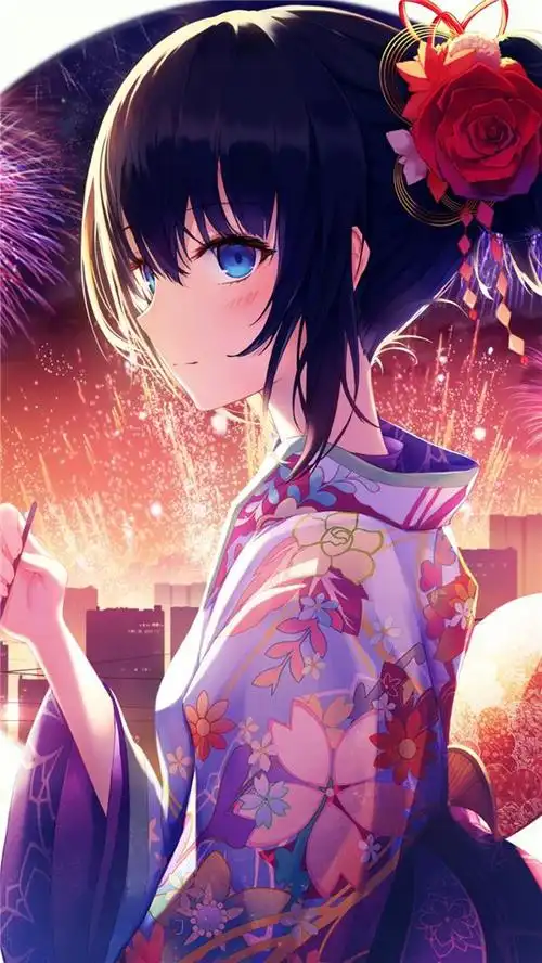 动漫二次元美女手机壁纸图片