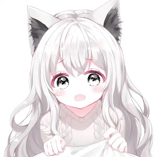 可爱动漫女头/二次元女生头像/银灰色 - 高清图片,堆糖,美图壁纸兴趣