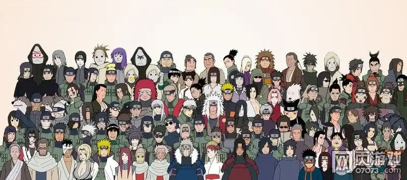 火影忍者萌图木叶忍者大集合