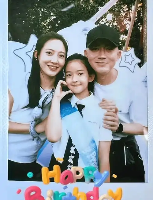 大女儿十岁生日,聂远和秦子越同框,小女儿一起出镜!