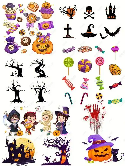 万圣节装饰小元素