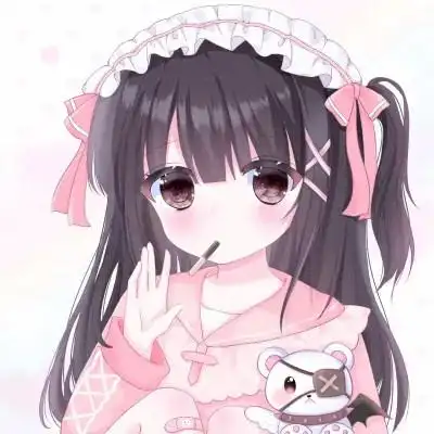 头像卡通女呆萌可爱少女心