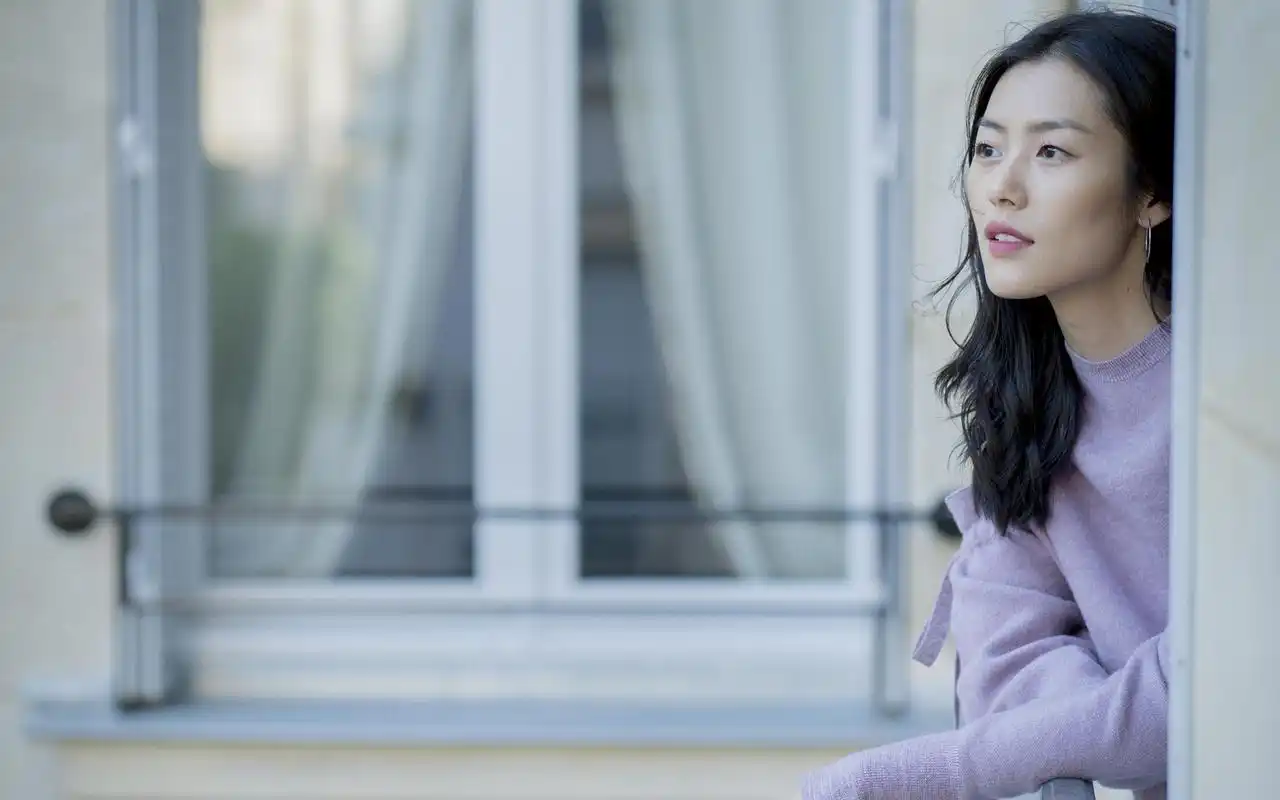 刘雯清新风格高清图片桌面壁纸