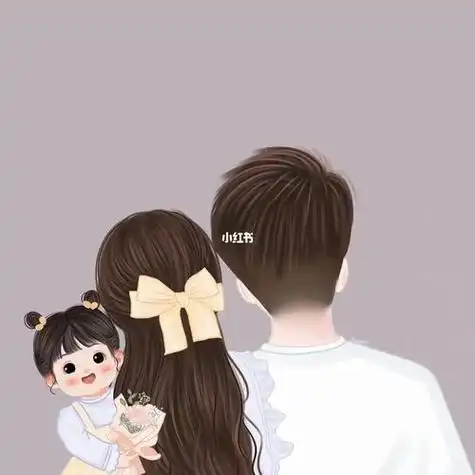 微信头像背景图一家三口唯美 微信头像图片大全 -【爱个性】