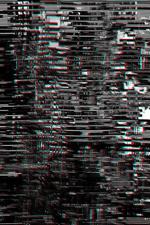 屏幕信号混乱数字信号视觉失真故障创意抽象纹理背景jpg图片素材