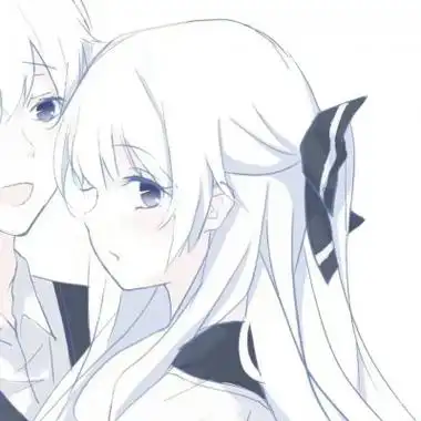 高清一对两张的情头一男一女高冷动漫图片,动漫头像图片