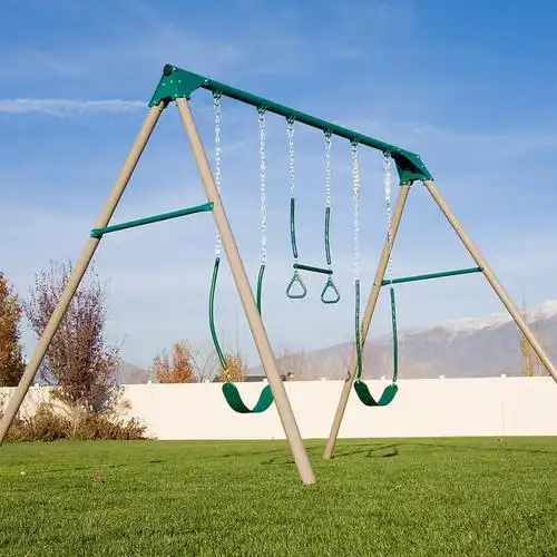 高品质定制户外金属秋千套装