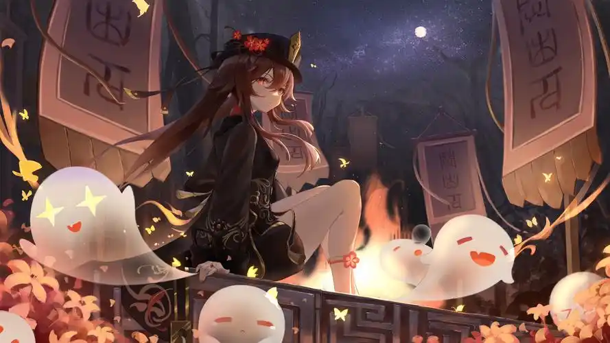 胡桃 原神 可爱小鬼 高清 电脑 壁纸