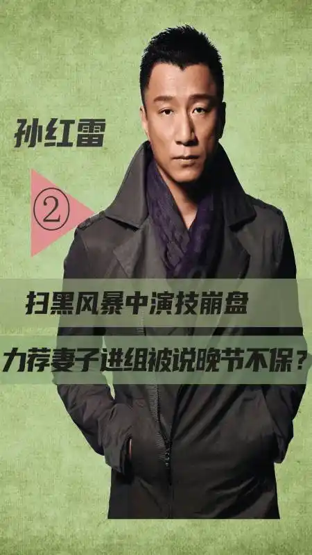 孙红雷带老婆进组《扫黑风暴》,央视点评一针见血-度小视